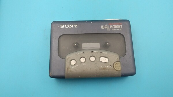 K3475 SONY WALKMAN WM-RX707 カセットプレーヤー /ソニー/通電不可 現状品 送料無料 JUNK