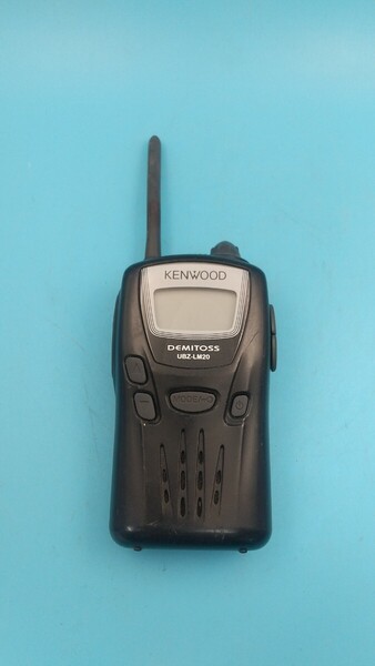 K3491 KENWOOD DEMITOSS UBZ-LM20 特定小電力トランシーバー /ケンウッド/無線機/受信機/ 通電OK 現状品 送料無料 JUNK