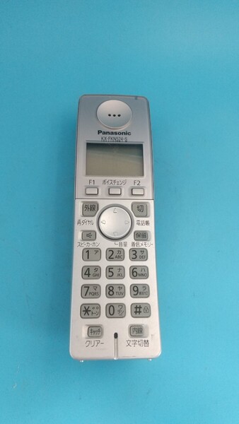 K3682 Panasonic KX-FKN524-S 電話子機 固定電話/増設用子機/パナソニック 動作未確認 現状品 JUNK 送料無料