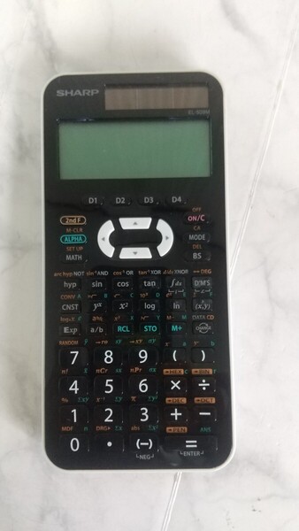 K3809 SHARP EL-509M スタンダード関数電卓/ シャープ/ピタゴラス /現状品/送料無料