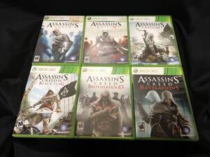 ※傷、汚れあり ※海外版 Xbox360 Assassin's Creed アサシンクリード I / II / III / IV Black Flag / Brotherhood Revelations ステルス