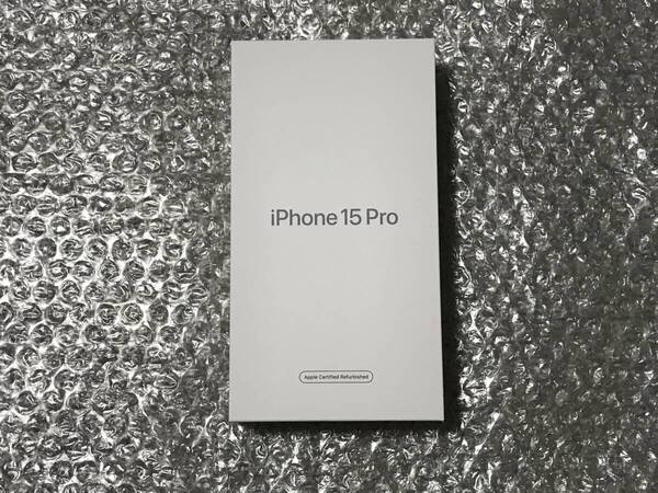 新品、未開封 Apple iPhone 15 Pro 256GB ナチュラルチタニウム MTUF3J/A 国内版SIMロックフリー