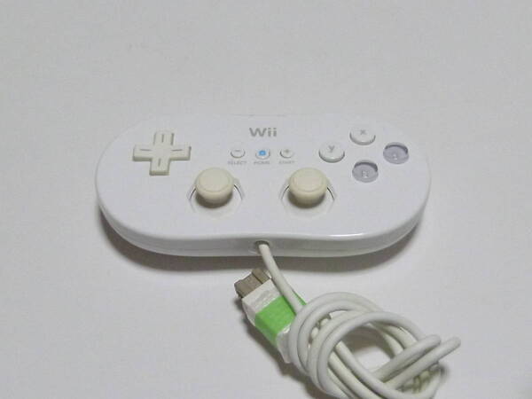C077【即日発送 送料無料 動作確認済】Wii クラシックコントローラー 任天堂 純正 RVL-005 コントローラー