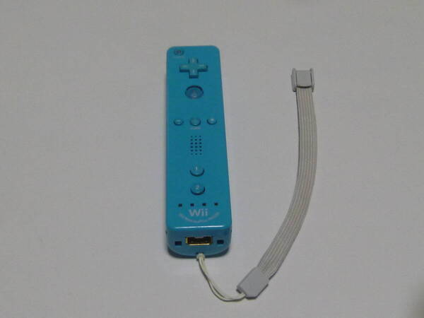 RS024【送料無料 即日発送 動作確認済】Wii リモコンモーションプラス内蔵 ストラップ 任天堂 純正 RVL-036 青 ブルー