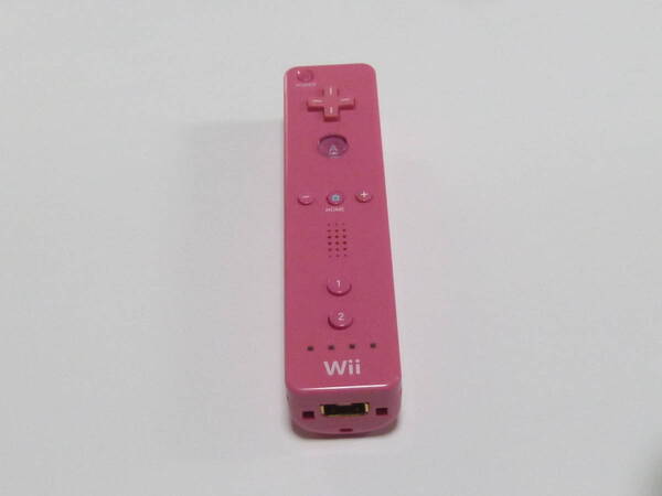 R049【送料無料 即日発送 動作確認済】Wii リモコン 任天堂 Nintendo 純正 RVL-003 ピンク コントローラー