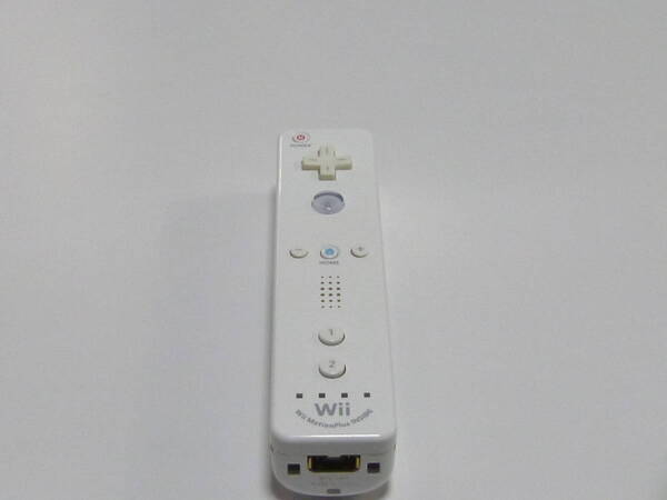 R019【即日配送 送料無料 動作確認済】Wii モーションプラス 内蔵リモコン RVL-036 任天堂 純正品 白 ホワイト