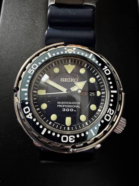 即決 美品 プロスペックス SBBN037 マリーンマスター 7C46 TUNA クオーツ メンズ SEIKO 300M セイコー 時計 ダイバー