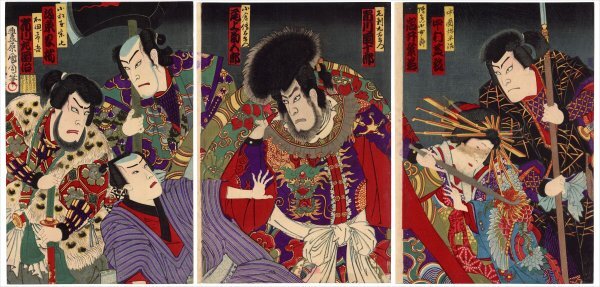 ★浮世絵★額付 木版画 時代物 役者絵 市川猿之助 市川団十郎 尾上菊五郎 Yahoo!オークション -「尾上菊五郎」(絵画) (美術品)の落札相場