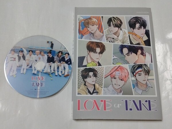 送料込み PENTAGON ペンタゴン CD 11thミニアルバム ☆LOVE or TAKE☆ 7曲 韓国盤 MINI ALBUM K-POP