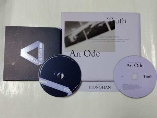 送料込み SEVENTEEN セブチ CD 2個セット 6TH MINI ALBUM ☆YOU MADE MY DAWN☆ & 3集 ☆An Ode☆ 韓国盤 ジョンハン K-POP