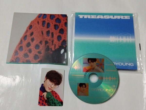 送料込み TREASURE CD トレカ ポスター 1st MINI ALBUM ☆THE SECOND STEP : CHAPTER ONE☆ DOYOUNG ver. 韓国盤 ドヨン K-POP