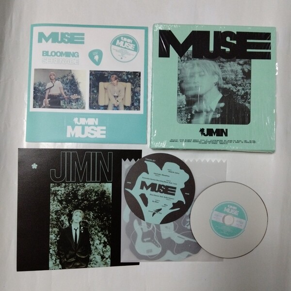 送料込み ジミン JIMIN CD ステッカー 2ndソロアルバム ☆MUSE☆ 7曲 韓国盤 BTS セカンド ALBUM K-POP
