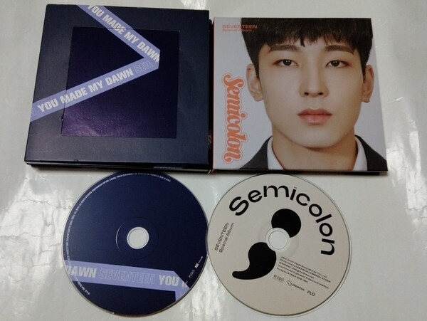 送料込み SEVENTEEN セブチ CD 2個セット 6TH ☆YOU MADE MY DAWN☆ & ☆Semicolon☆ ウォヌ 韓国盤 セミコロン K-POP