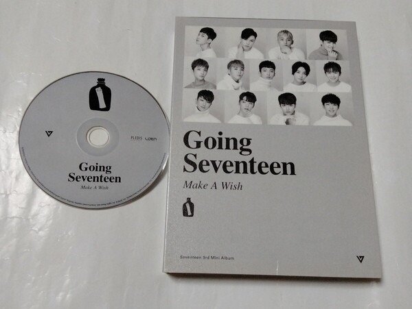 送料込み SEVENTEEN セブチ CD 3rd Mini Album ☆Going Seventeen☆ Make A Wish 8曲 韓国盤 K-POP