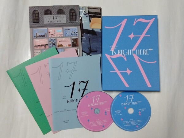 送料込み SEVENTEEN セブチ CD フォトブック ベストアルバム ☆17 IS RIGHT HERE☆ 32曲 韓国盤 BOX K-POP