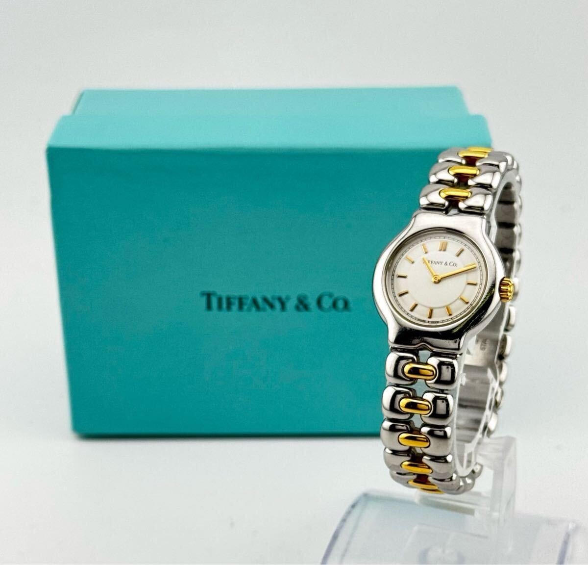 中古】 ティファニー TIFFANY&Co. ティソロ SS K18YG 腕時計