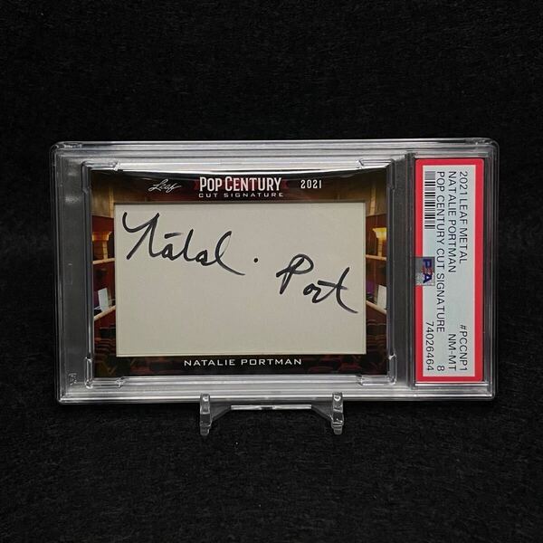 ☆鑑定済☆ 2021 Leaf Metal Pop Century Cut Signatures Natalie Portman ナタリーポートマン 直筆サインカード パドメ アミダラ 役