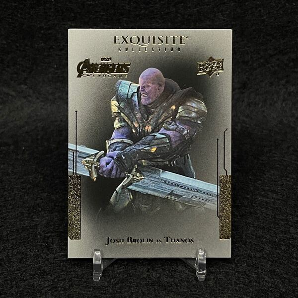 2020 Upper Deck Marvel EXQUISITE アベンジャーズ サノス ブラック ジョシュブローリン Avengers デッドプール