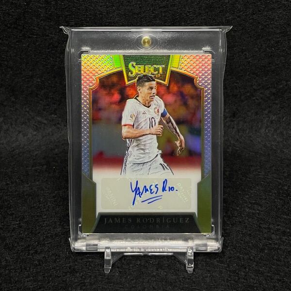 2016-17 Panini Select Soccer James Rodriguez ハメスロドリゲス 直筆サインカード ベースオート 50枚限定 コロンビア代表 レアル