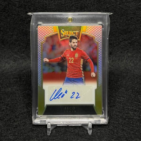 2016-17 Panini Select Soccer ISCO イスコ 直筆サインカード ベースオート 78枚限定 スペイン代表 auto autograph prizm refractor