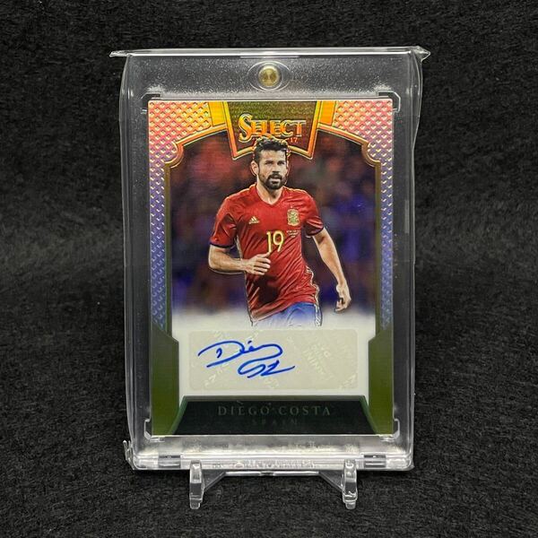 2016-17 Panini Select Soccer Diego Costa ディエゴコスタ 直筆サインカード ベースオート 60枚限定 スペイン代表 auto autograph Prizm