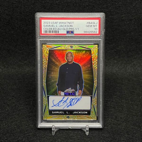 ☆PSA10☆世界1枚限定☆2023 Leaf Celebrity Pop Century Samuel L Lackson サミュエルLジャクソン 直筆サインカード MARVEL STAR WARS