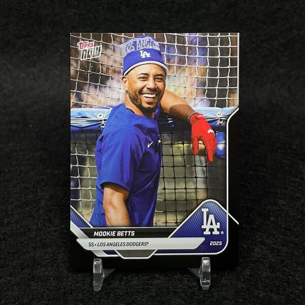 2025 Topps Now Baseball MLB Road to Opening Day Dodgers Mookie Betts ムーキーベッツ ブラックパラレル 10枚限定 ドジャース