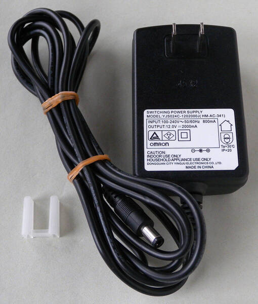 送料無料 OMRON オムロン 純正 ACアダプター YJS024C-1202000J HM-AC-341 センタープラス 12V 12.0V 2A 2.0A 2000mA ピン無し 5.5mm 2.5mm