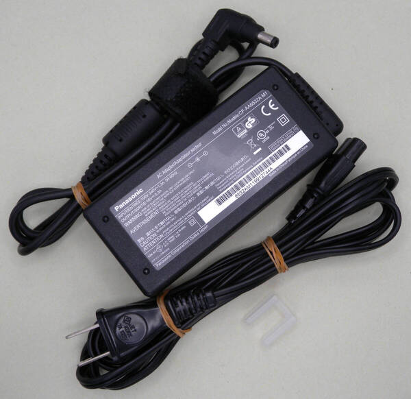 送料無料 Panasonic パナソニック Let's note レッツノート 純正 ACアダプター CF-AA6532A M1 16V 5.3A 85W メガネ型AC電源ケーブル付き!