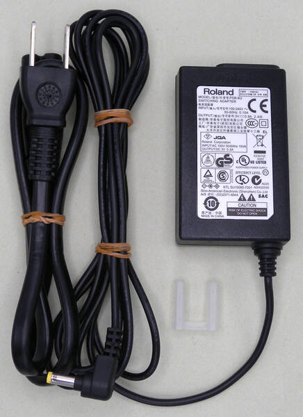 送料無料 Roland ローランド 純正 ACアダプター PSB-6U センタープラス 3V 3.0V 0.8A 800mA 2.4W 即決!