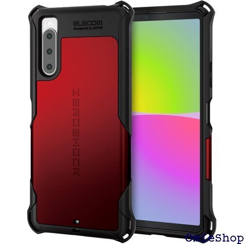 エレコム Xperia 10 IV SO-52C SO ストラップホール付 レッド PM-X222ZERORD 715