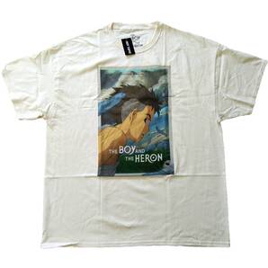 君たちはどう生きるか Tシャツ 2Xサイズ 生成色 スタジオジブリ 映画T ムービーT アニメT ポスター 海外オフィシャル