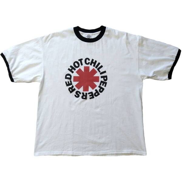 古着 00s レッド・ホット・チリ・ペッパーズ リンガーTシャツ XLサイズ 白×黒 レッチリ red hot chili peppers バンドT ロックT