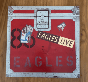【 US盤 良好 】イーグルス「ライブ」レコード EAGLES「LIVE」 LP record BB-705 ポスター付き