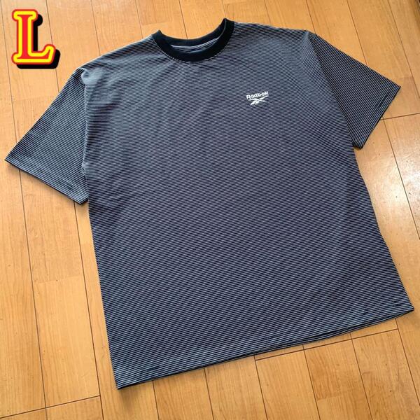 Reebok ボーダー Tシャツ L TEE ENNOY everyone エンノイ 在原みゆ紀 asics see see wake DAIWA PIER39 スタイリスト私物 がお好きな方にも