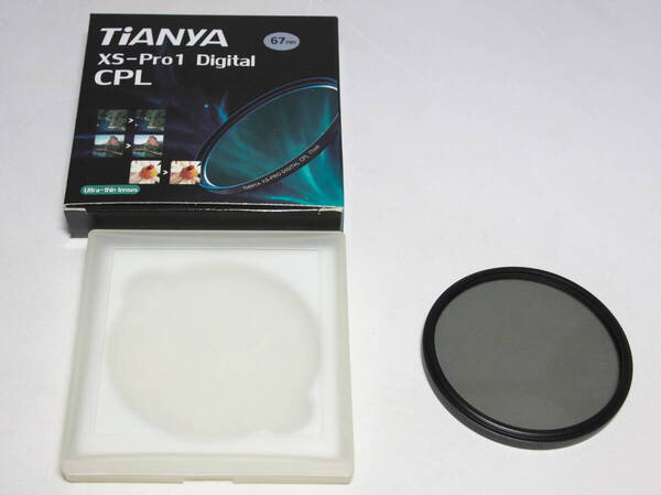 ZEROPORT JAPAN TiANyA 薄枠設計 XS-Pro1Digital 円偏光 CPL フィルター 67mm