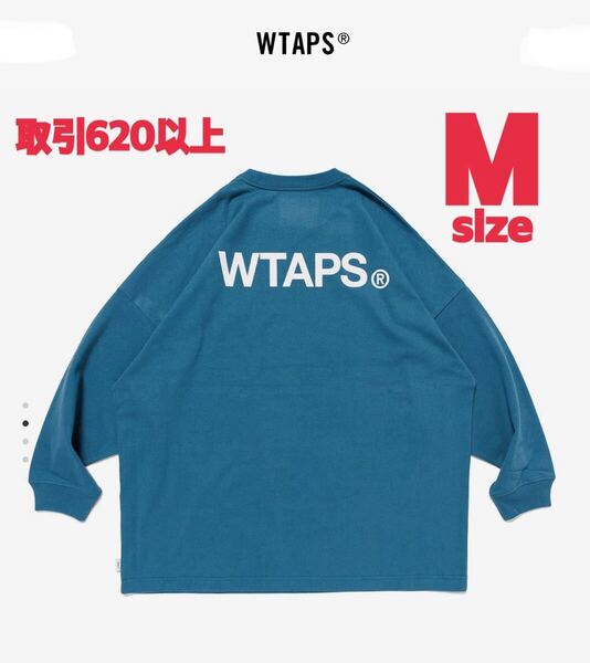 WTAPS 2025SS IDENTITY LS TEAL Mサイズ 02ダブルタップス アイデンティティ ロングスリーブTシャツ TEE ロンT ティール MEDIUM