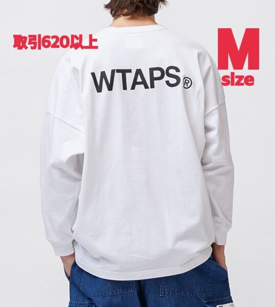 WTAPS 2025SS IDENTITY LS WHITE Mサイズ 02 ダブルタップス アイデンティティ ロングスリーブTシャツ TEE ロンT ホワイト MEDIUM