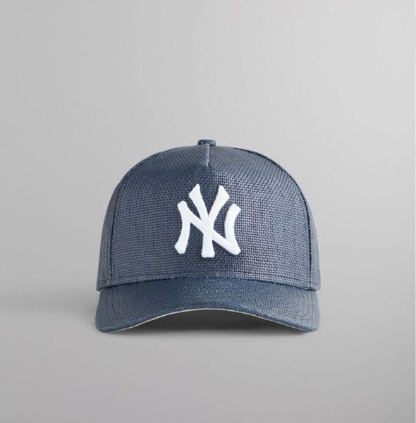 Kith x New Era for the New York Yankees Raffia 9FORTY A-Frame Snapback Cap Nocturnal Navy キス ニューエラ ヤンキース キャップ