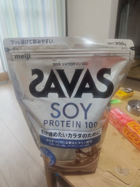 サバス ソイプロテイン ミルクティー味 900g SAVAS