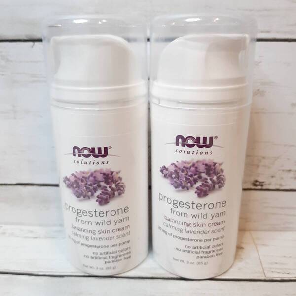 【新品・即決・送料込】 Now Foods ナチュラルプロゲステロン スキンクリーム ラベンダー 2本 セット | 全国送料無料