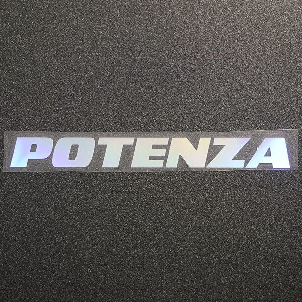 新品・未使用☆POTENZA ポテンザ カッティングステッカー オーロラ 1枚 縦22mm×横200mm |デカール|切り文字|切文字|新品|送料無料