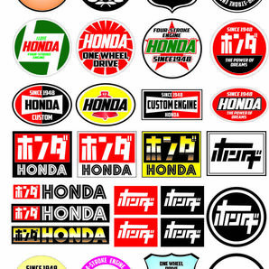 ホンダ 本田 HONDA 28枚 オリジナル ステッカー バイク バイク カスタムパーツ HONDA ホンダ カスタム 改造 シール
