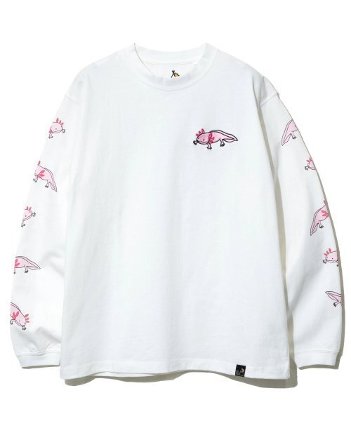 新品 go slow caravan ゴースローキャラバン アメリカコットン ウーパールーパー ロングスリーブ 長袖 Tシャツ ロンT 3 Mサイズ 311904