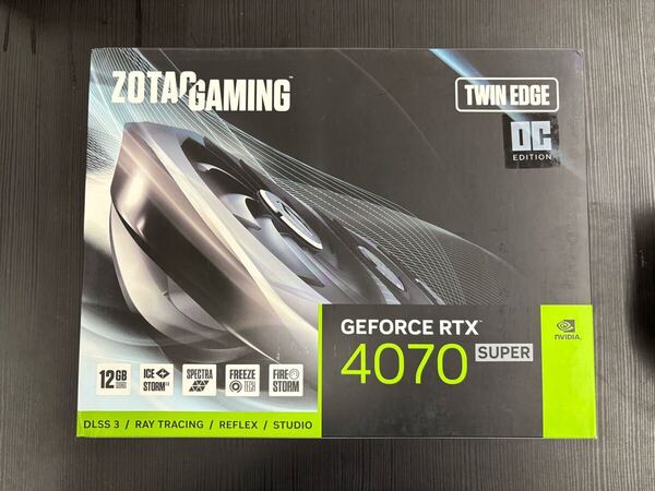 ZOTAC NVIDIA GeForce RTX4070Super TwinEdge OC 自作PCパーツ グラフィックボード ゲーミンググラボ動作保証