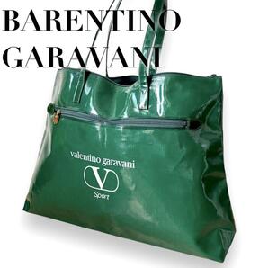 BARENTINO GARAVANI SPORT トートバッグ A4可 グリーン
