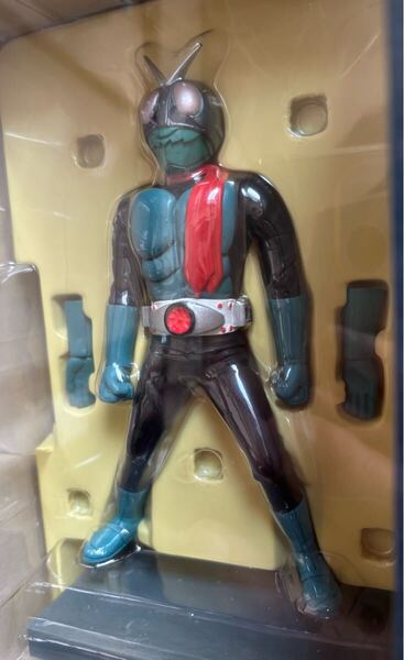 送料無料 非売品 2003年 仮面ライダー ライダーファイトアクションフィギュア 仮面ライダー旧1号 東映特撮 台座付 石森プロ テレビ朝日 ADK