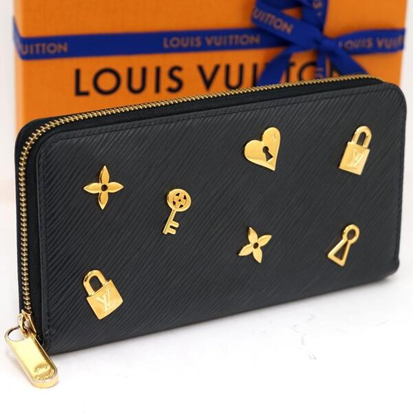 極美品◆LOUIS VUITTON ルイヴィトン エピ ラブロック ジッピーウォレット 長財布 黒 #0609