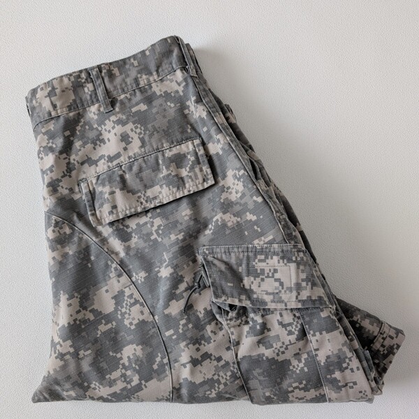 03年/米軍実品 ACUカモ ミリタリーパンツ/古着/M-R/実寸W34L31【L1762】