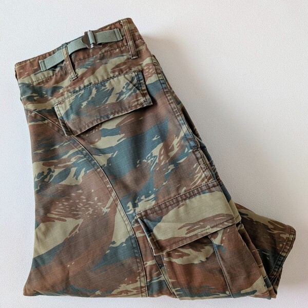 ギリシャ軍実品 リザードカモ柄 ミリタリーパンツ/古着/実寸W33L29【L1775】